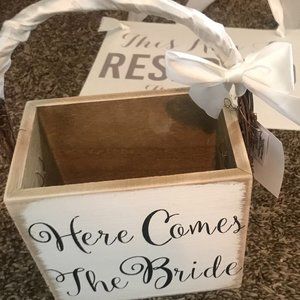 Flower Girl Basket - SALE, MUST GO ASAP